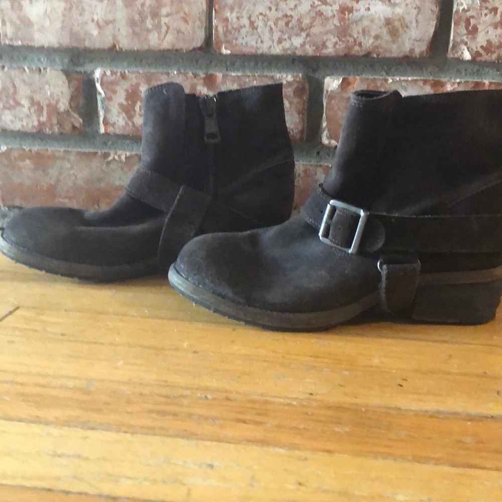 All Saints Jules Biker Boots * Suede